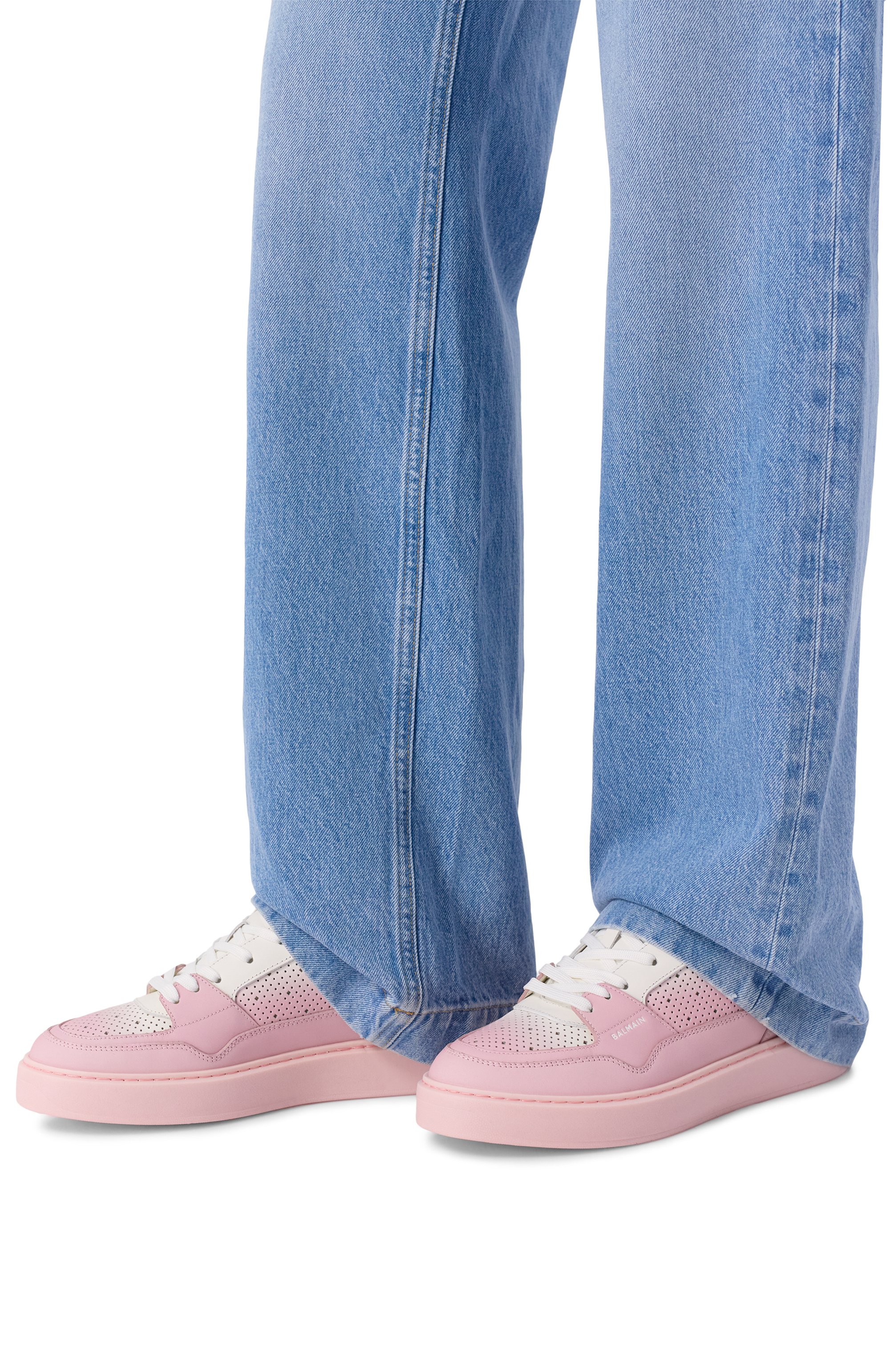 Кожаные кеды b-court BALMAIN, арт. FN1VI727/LGCF, фото 2