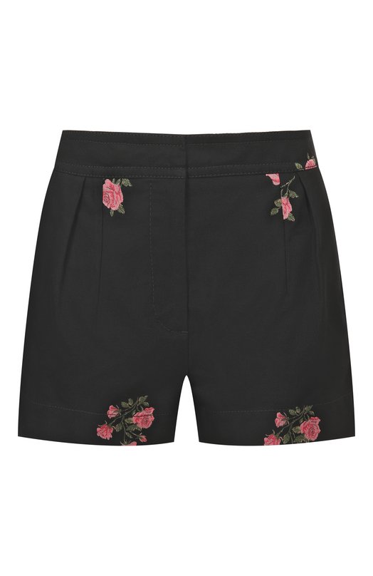 Хлопковые шорты Giambattista Valli 26SSRVCA3002/24GAB Чёрный 26SSRVCA3002/24GAB