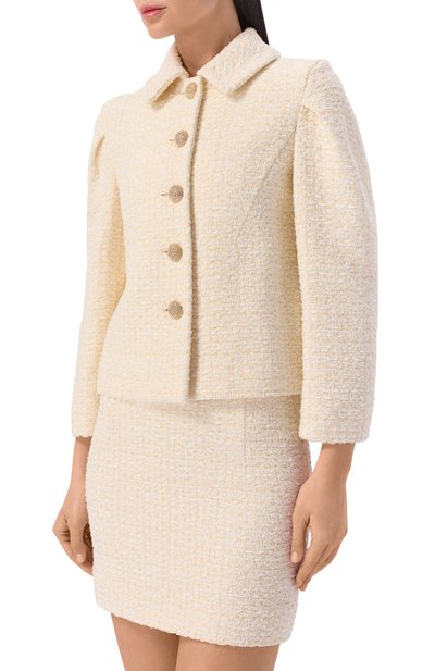 Твидовый жакет MVST, арт. M26.2PW.J005/F108 IV0RY B0UCLE, фото 3