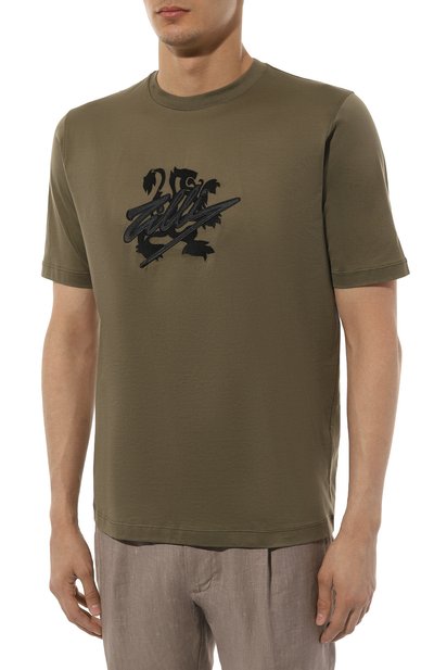 Хлопковая футболка ZILLI, арт. TSR001M0110VLIS00M, фото 3