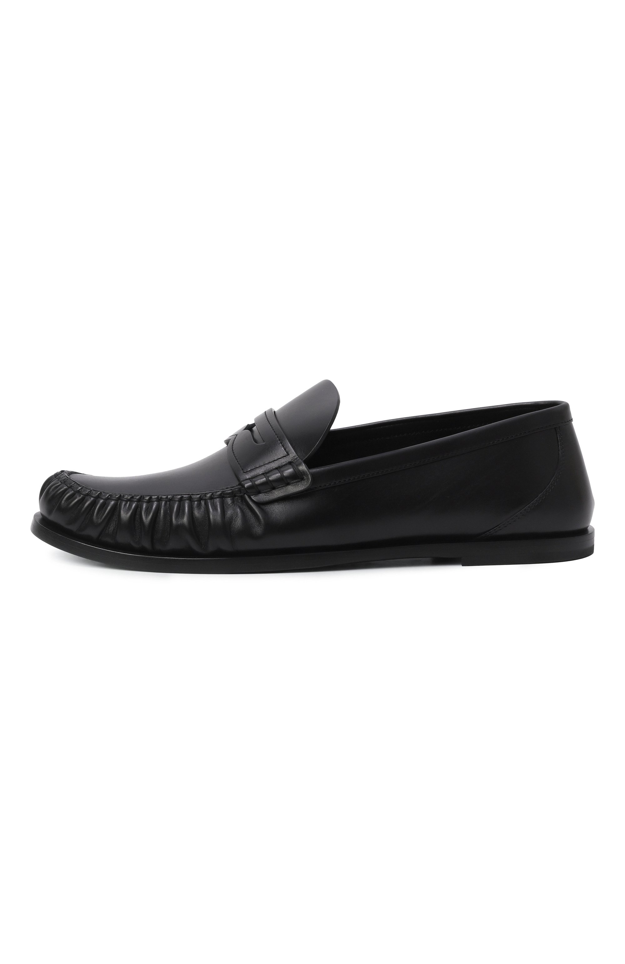 Кожаные пенни-лоферы laurent SAINT LAURENT, арт. 820618/AAELH, фото 4