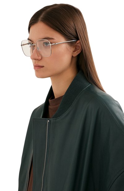 Оправа GUCCI серебряного цвета по цене 34900 руб., арт. GG1144 002, фото 2 Оправа GUCCI, арт. GG1144 002, фото 2