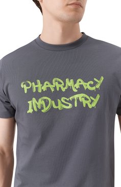 Хлопковая футболка PHARMACY INDUSTRY, арт. PHABM00186, фото 1