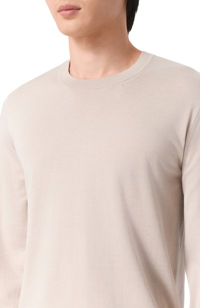 Хлопковый джемпер BRUNELLO CUCINELLI, арт. M2900100, фото 5