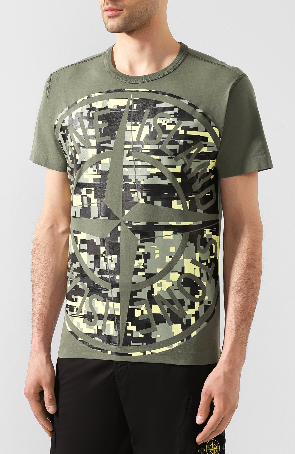 Хлопковая футболка STONE ISLAND, арт. 721523387, фото 3