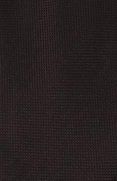 Мужской шелковый галстук ZEGNA темно-коричневого цвета, арт. 1P8/Z8D00TA8 | Фото 4 (Материал: Текстиль, Шелк; Материал сплава: Проставлено; Нос: Не проставлено; Принт: Без принта)