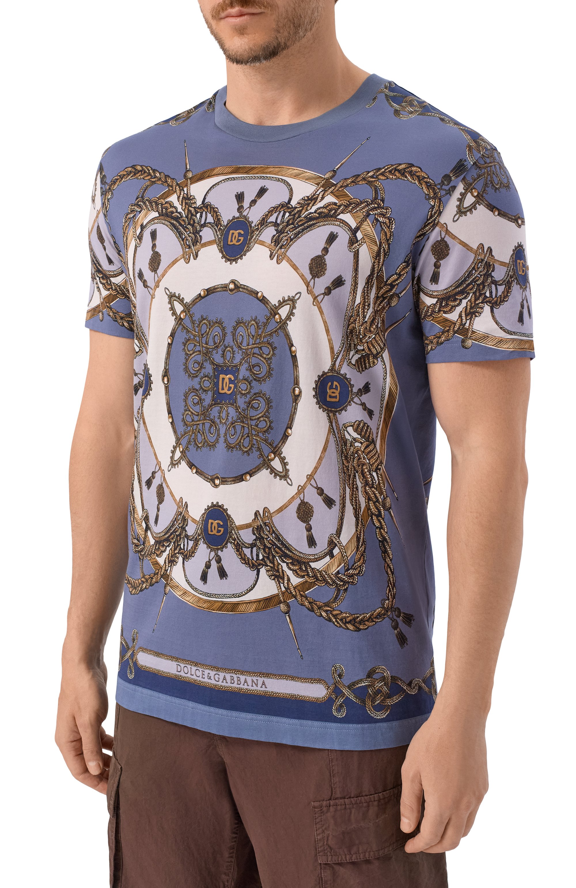 Хлопковая футболка DOLCE & GABBANA, арт. G8RN8T/II7J9, фото 3
