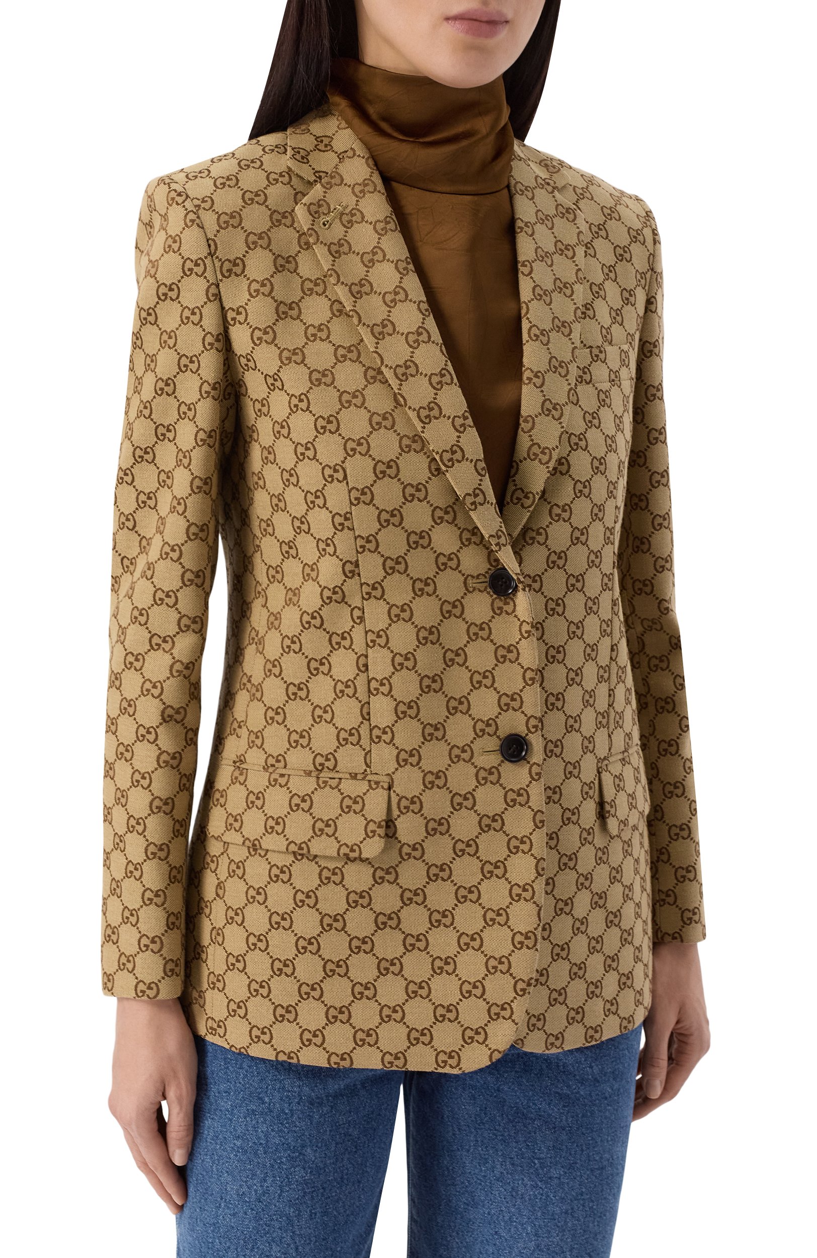 Хлопковый жакет GUCCI, арт. 785972/ZAF4S, фото 3