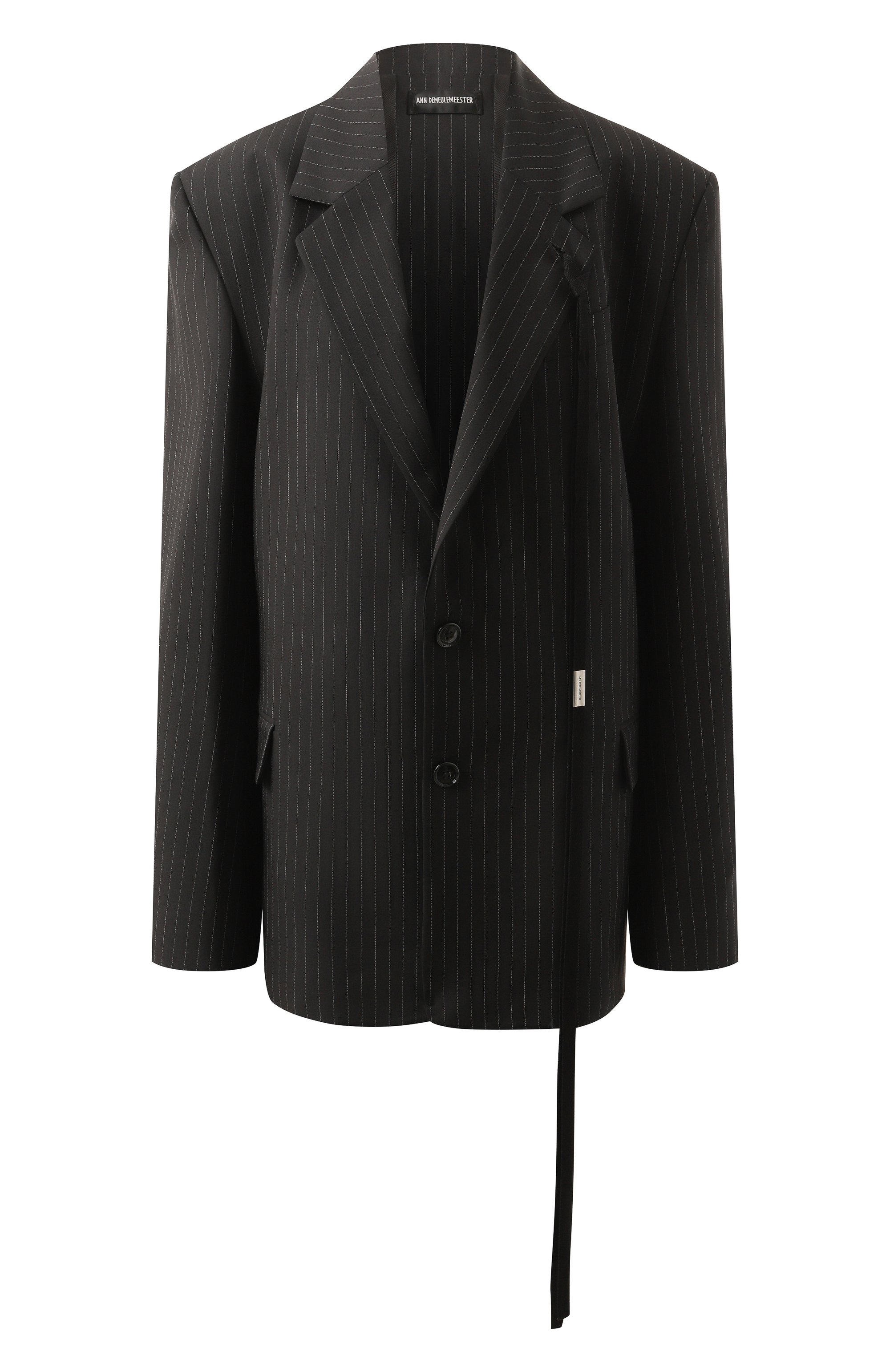 Шерстяной жакет ANN DEMEULEMEESTER, арт. 2402-W-JA15-FA516-D0091, фото 1