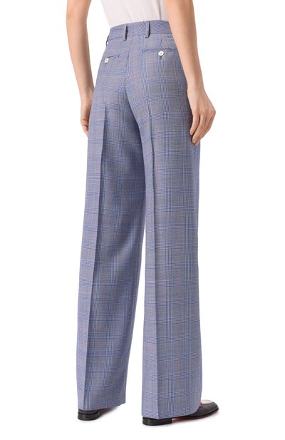 Шерстяные брюки KITON голубого цвета по цене 155000 руб., арт. D48109K0950E01, фото 4 Шерстяные брюки KITON, арт. D48109K0950E01, фото 4