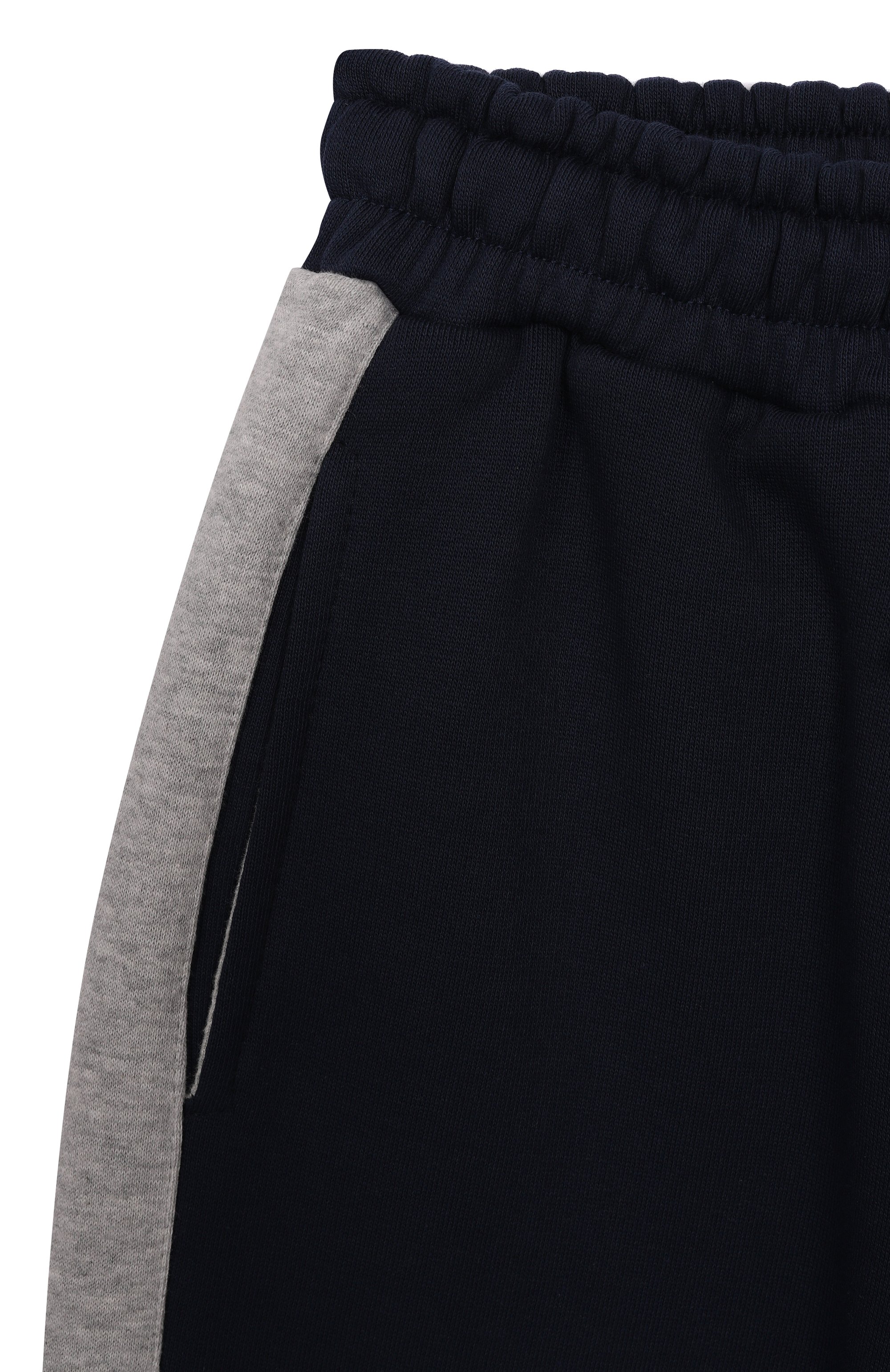 Хлопковые джоггеры ELEVENTY темно-синего цвета по цене 10400 руб., арт. EX6Q20/Z3123/6-8, фото 3 Хлопковые джоггеры ELEVENTY, арт. EX6Q20/Z3123/6-8, фото 3