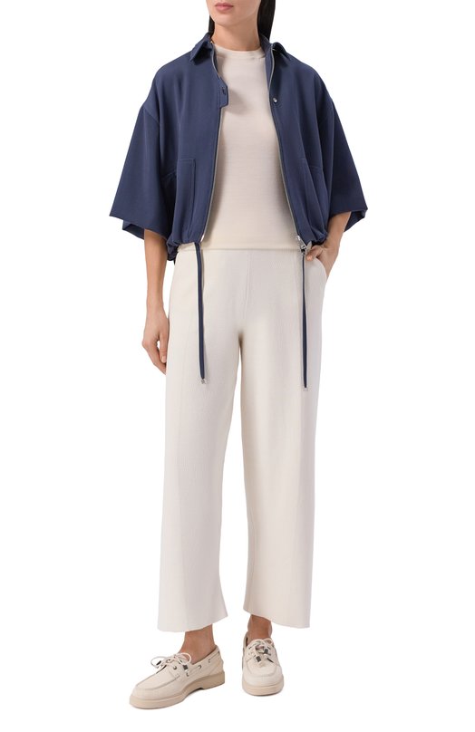 Куртка из шерсти и шелка Kiton D61507K0910G02 Синий  D61507K0910G02 Фото 2