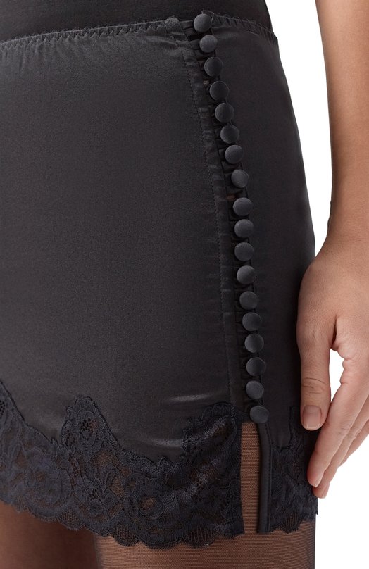 Атласная юбка Daniil Antsiferov DA_1905 Чёрный  DA_1905 Фото 5