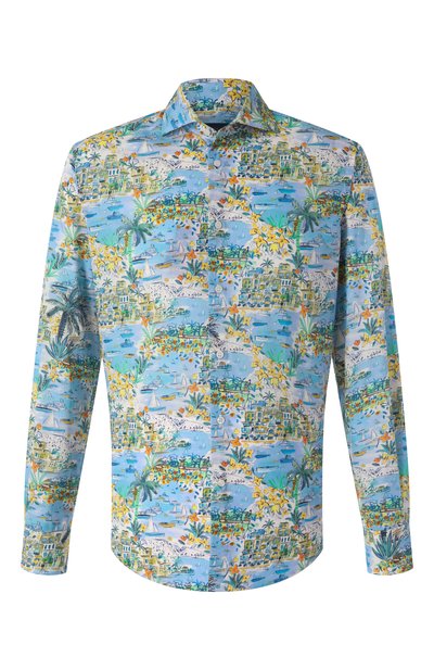 Мужская хлопковая рубашка PAUL&SHARK, арт. 25413208CF