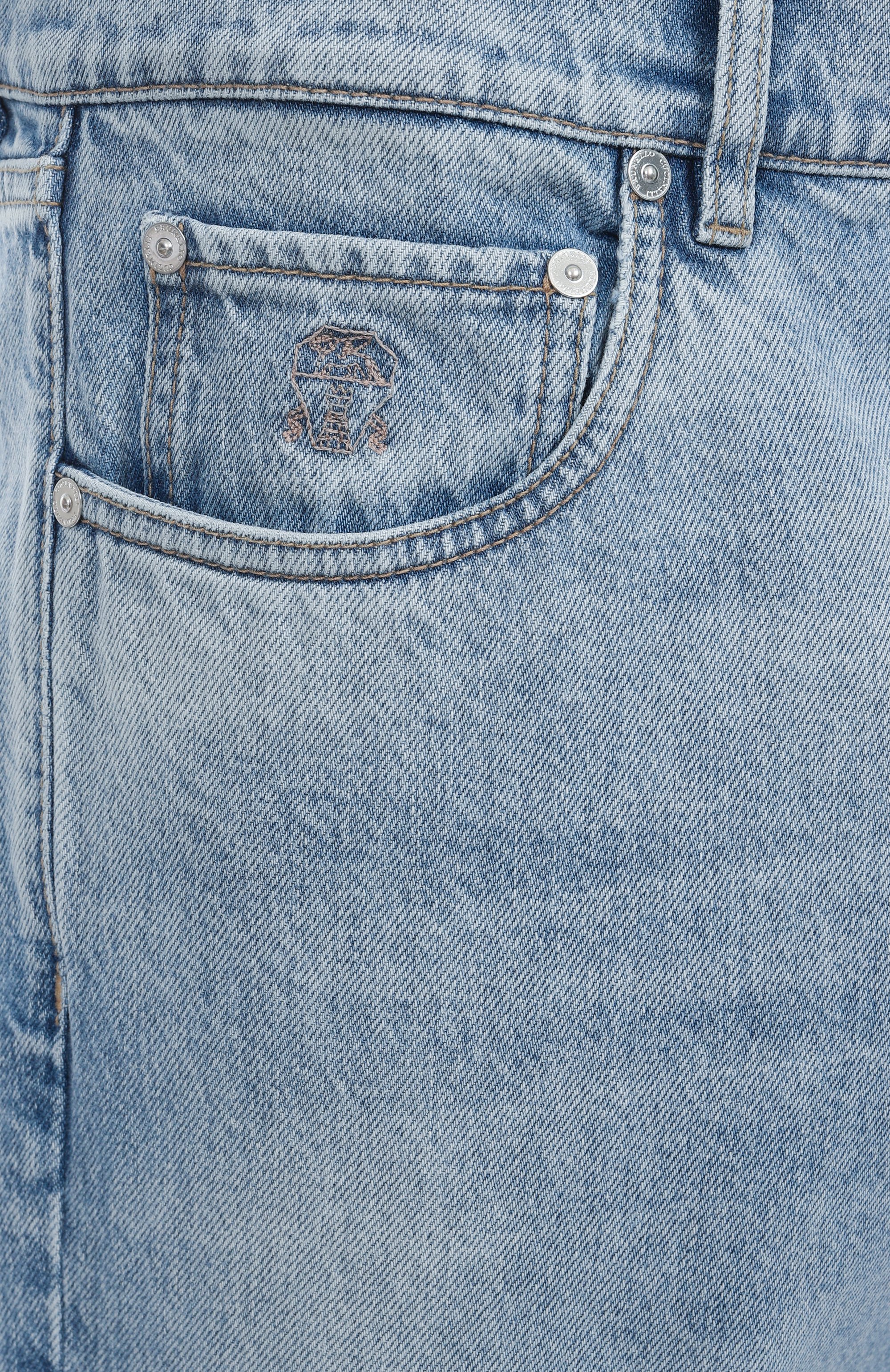 Джинсы iconic fit BRUNELLO CUCINELLI, арт. M241P01090, фото 6