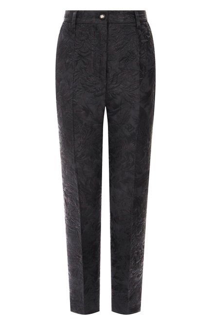 Женские брюки из хлопка и шелка DOLCE & GABBANA, арт. FTAM2T/HJMQ0