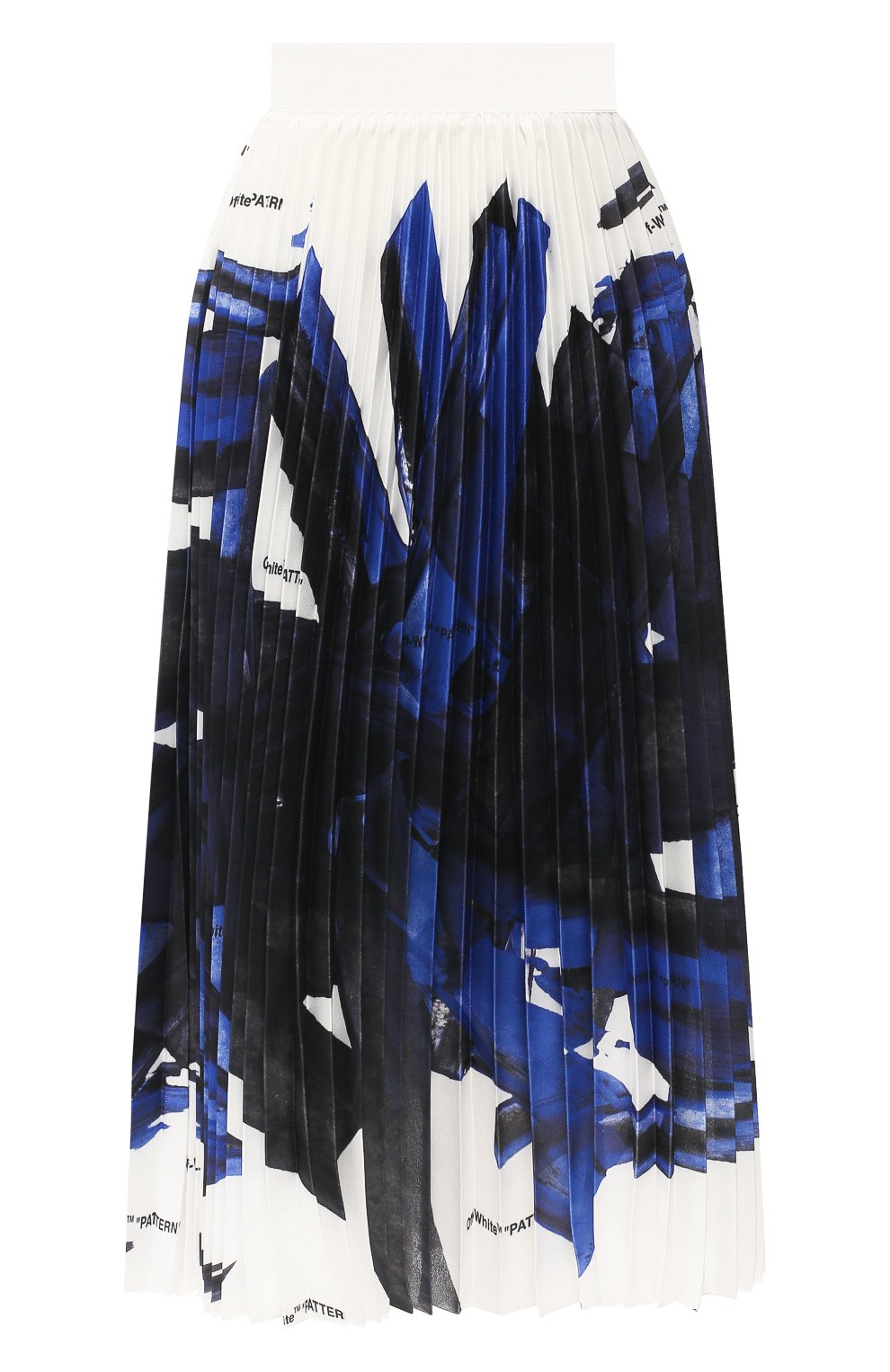 Шелковая юбка OFF-WHITE белого цвета по цене 66300 руб., арт. 0WCC056R20H261140130, фото 1 Шелковая юбка OFF-WHITE, арт. 0WCC056R20H261140130, фото 1
