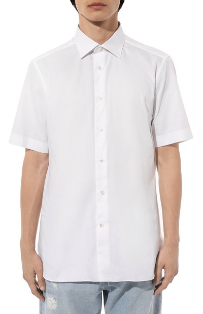 Хлопковая рубашка ZEGNA, арт. CT1031/8MS0JI, фото 3