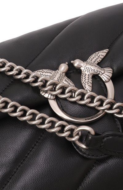 Сумка love puff classic PINKO черного цвета по цене 43900 руб., арт. 100038/A0F2, фото 3 Сумка love puff classic PINKO, арт. 100038/A0F2, фото 3