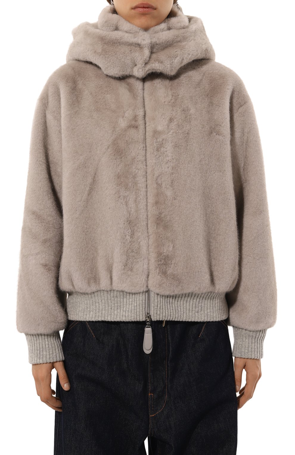 Бомбер из экомеха MAX AND MOI, арт. GALA, фото 3