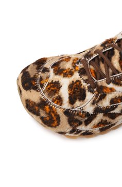 Женские кожаные кроссовки orbit BOTTEGA VENETA леопардового цвета, арт. 817488/V4U00 | Фото 7 (Драгоценные камни: Проставлено; Материал сплава: Проставлено; Материал внешний: Натуральная кожа; Подошва: Платформа; Материал внутренний: Натуральная кожа; Материал утеплителя: Без утеплителя; Кросс-КТ: Низкие; Стили: Кэжуэл)