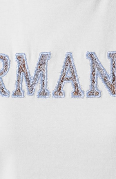 Хлопковая футболка ERMANNO ERMANNO SCERVINO, арт. 44 T TS27 JVC, фото 5