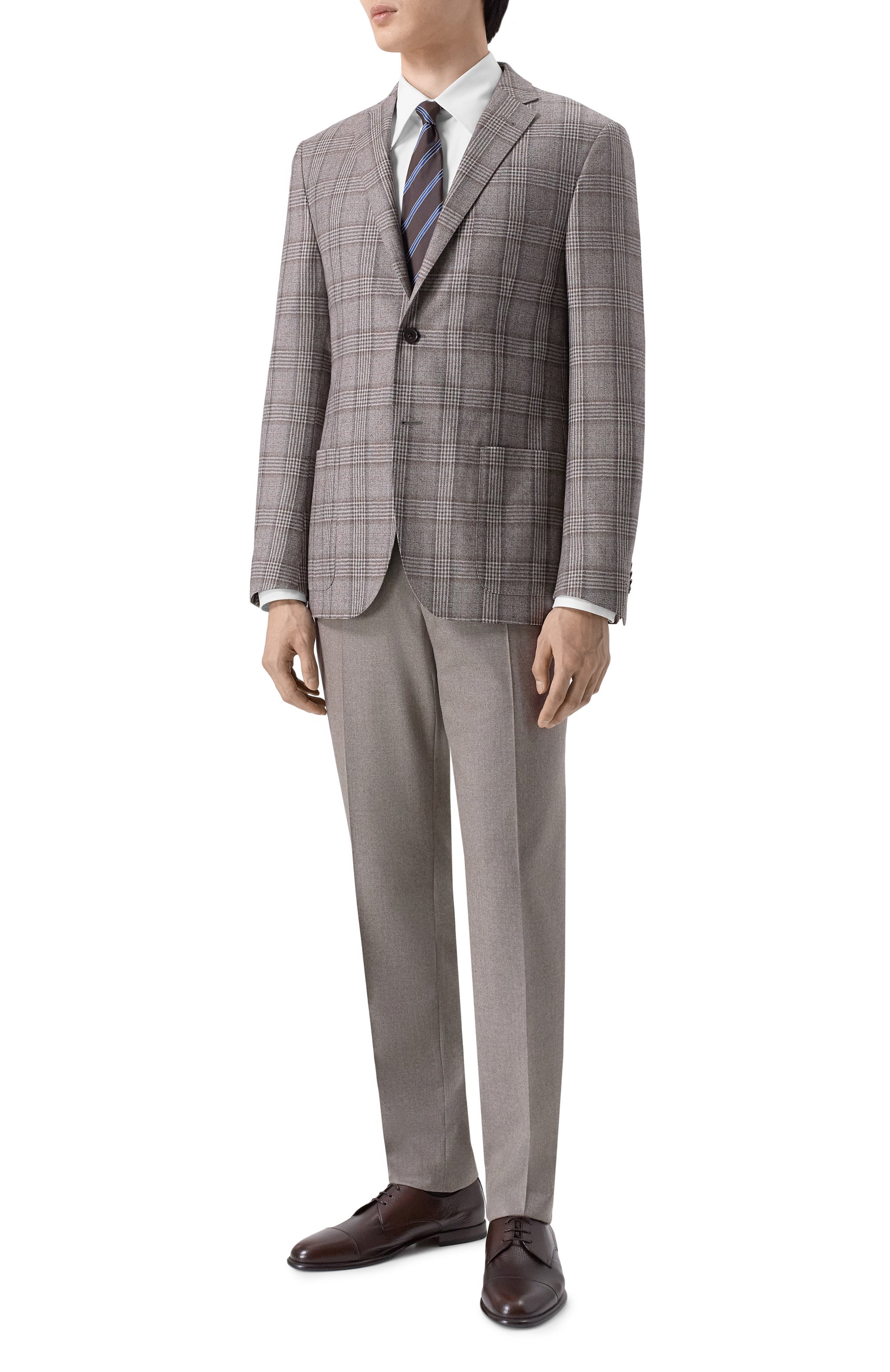 Шерстяные брюки ZEGNA, арт. 75A812/R830F06A8, фото 2