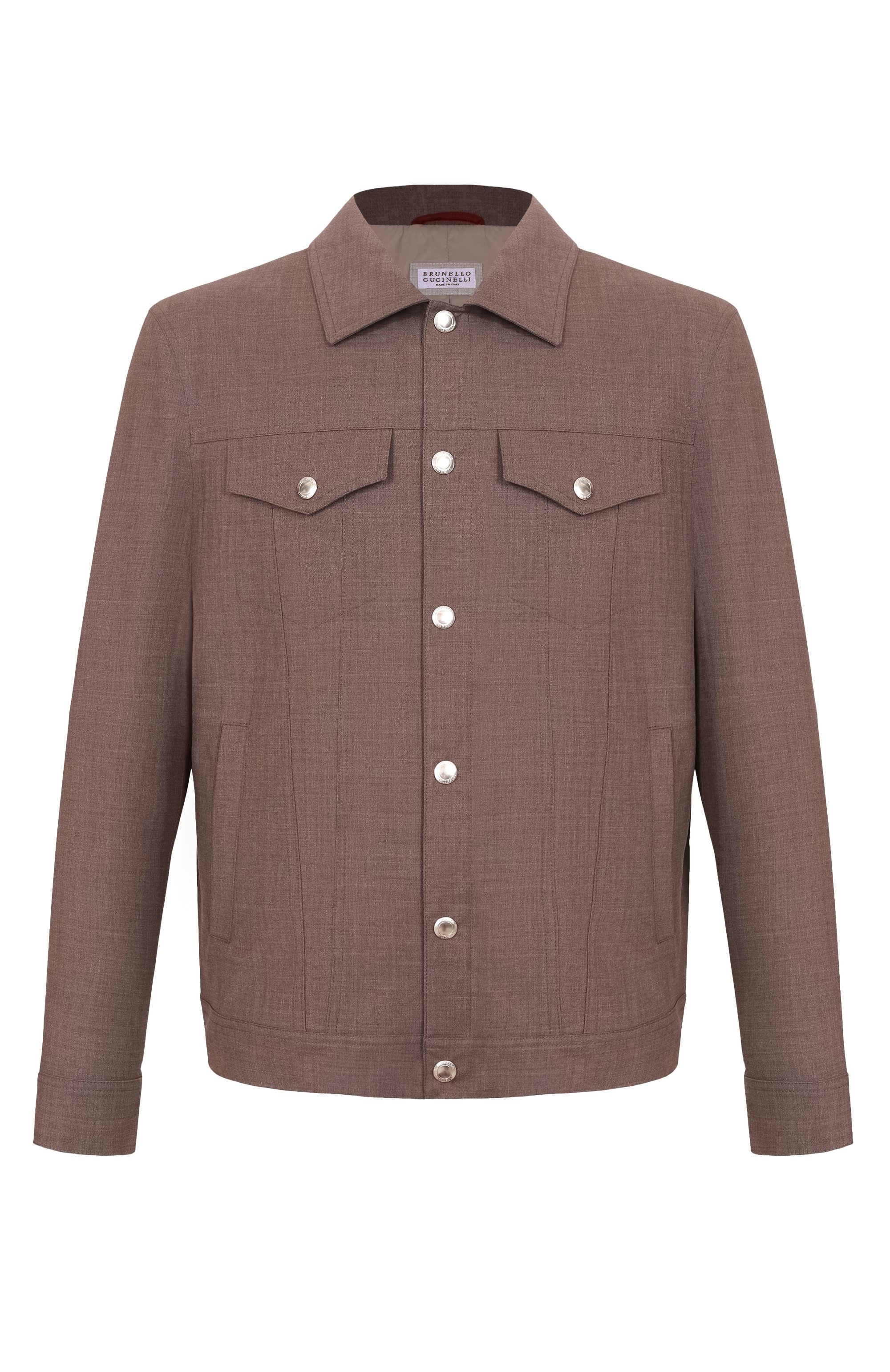 Шерстяная куртка-рубашка BRUNELLO CUCINELLI, арт. MM4506413, фото 1