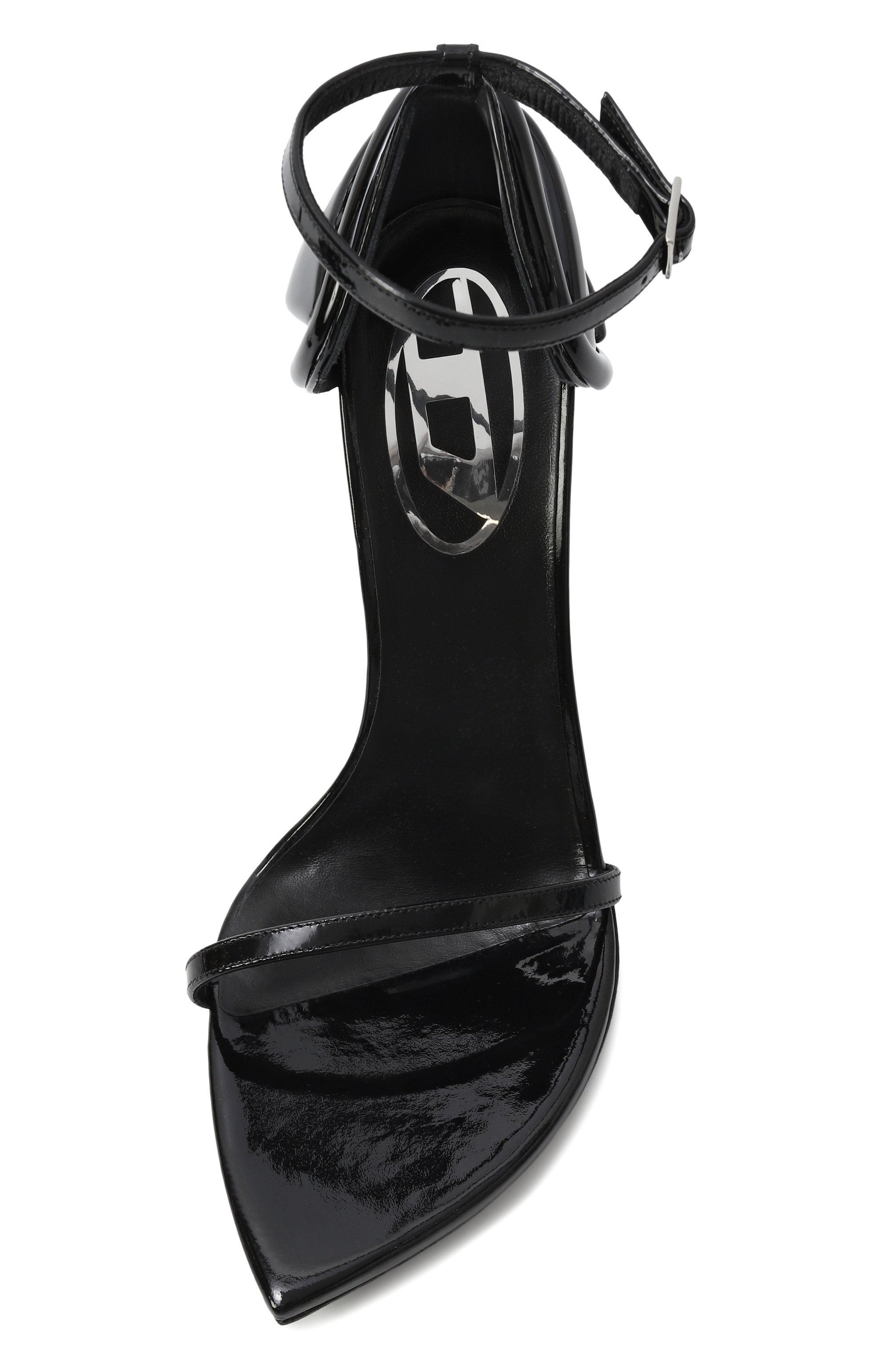 Кожаные босоножки d-ten&half stiletto DIESEL черного цвета по цене 75350 руб., арт. Y03662/P7381, фото 6 Кожаные босоножки d-ten&half stiletto DIESEL, арт. Y03662/P7381, фото 6