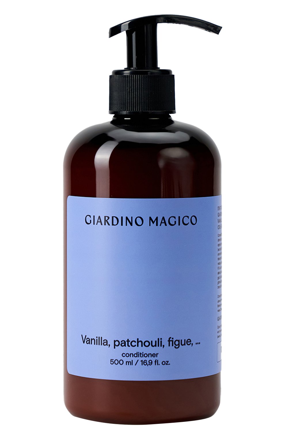 Питательный кондиционер для волос vanilla, patchouli, figue (500ml) GIARDINO MAGICO бесцветного цвета по цене 3300 руб., арт. 4640200324245, фото 1 Питательный кондиционер для волос vanilla, patchouli, figue (500ml) GIARDINO MAGICO, арт. 4640200324245, фото 1