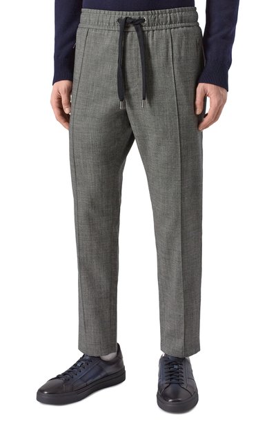 Брюки из шерсти и хлопка DOLCE & GABBANA, арт. GYACET/GI585, фото 3