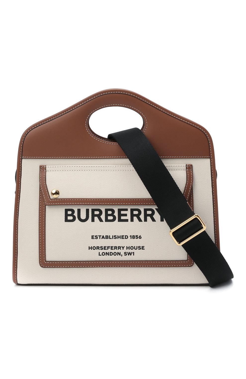 Сумка-тоут BURBERRY коричневого цвета по цене 187500 руб., арт. 8036784, фото 7 Сумка-тоут BURBERRY, арт. 8036784, фото 7