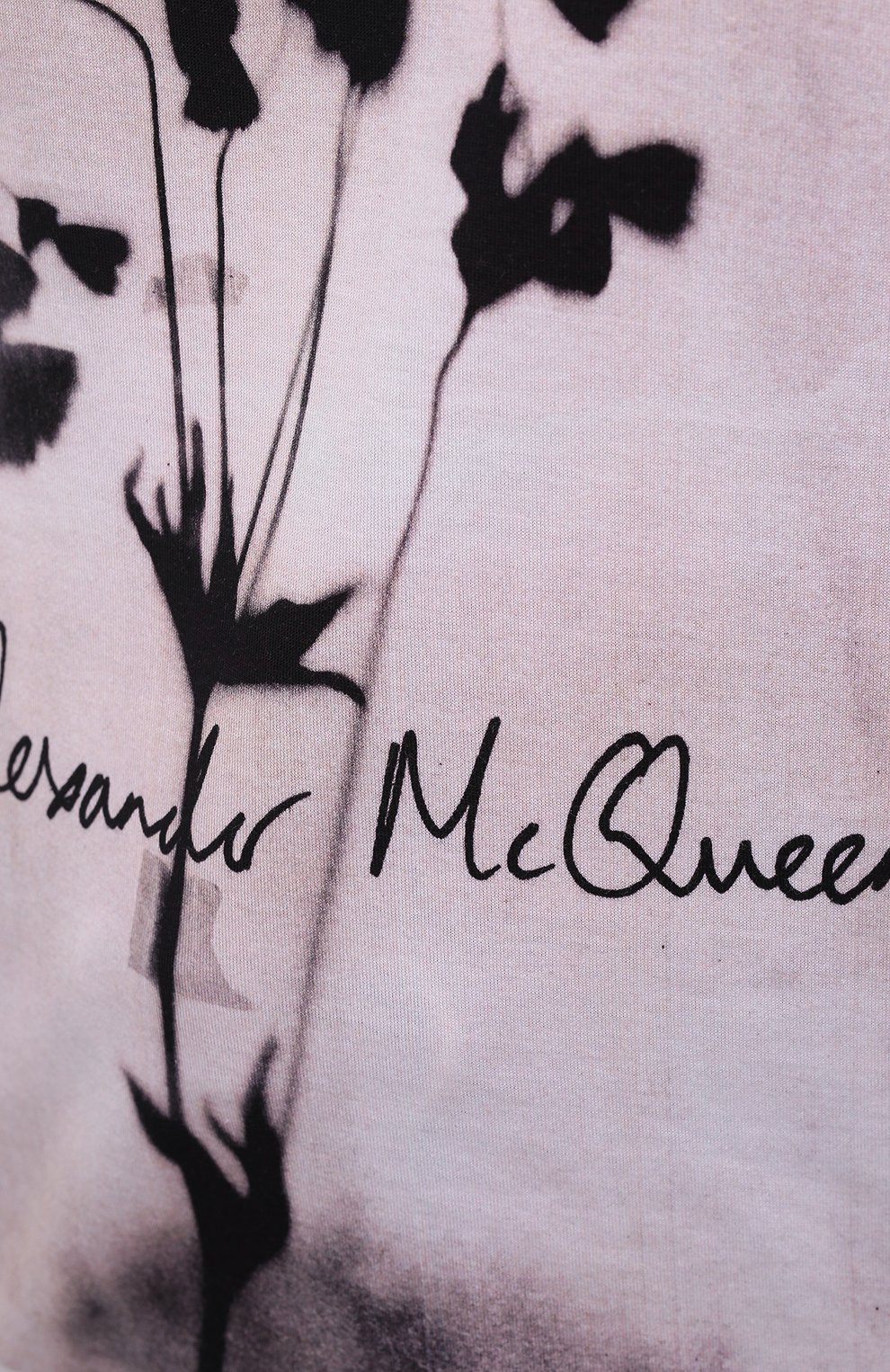 Хлопковая футболка ALEXANDER MCQUEEN, арт. 659730/QZAC3, фото 5