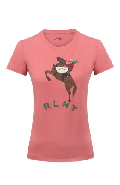 Женская хлопковая футболка POLO RALPH LAUREN, арт. 211843238