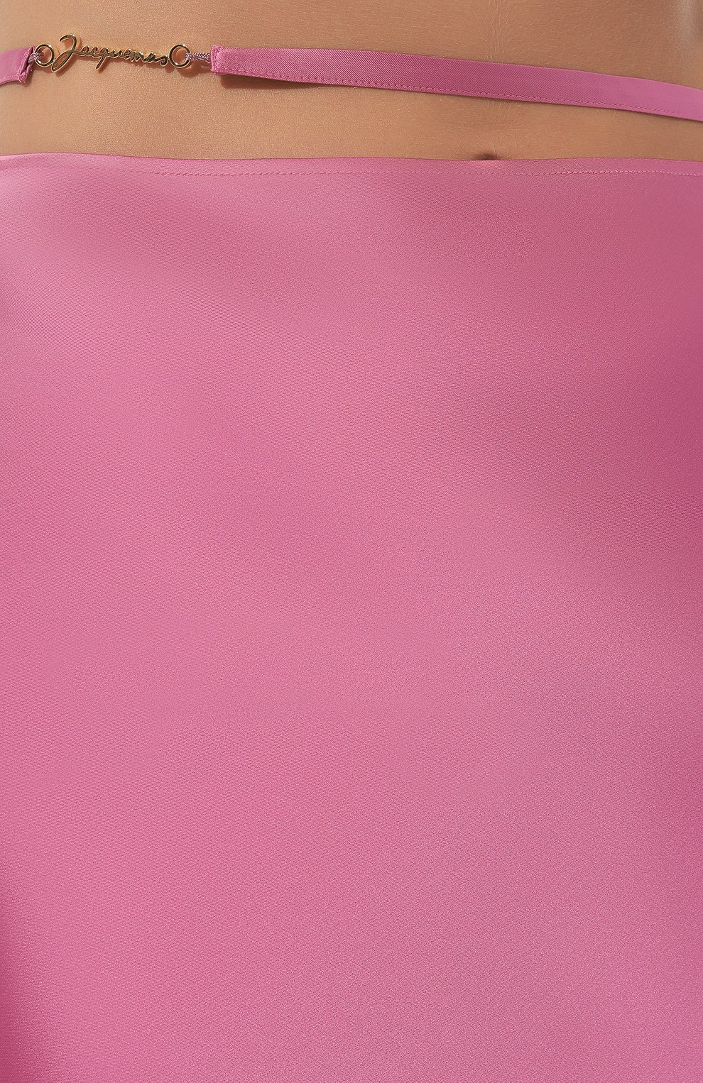 Юбка из вискозы JACQUEMUS розового цвета по цене 71850 руб., арт. 22H213SK009-1000, фото 5 Юбка из вискозы JACQUEMUS, арт. 22H213SK009-1000, фото 5
