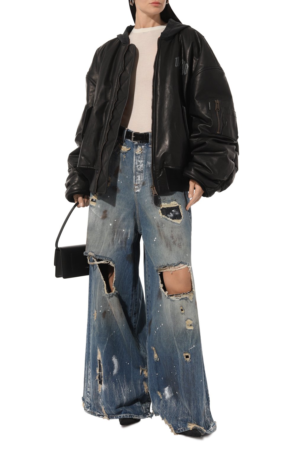 Кожаный бомбер BALENCIAGA, арт. 794420/T0S17, фото 2