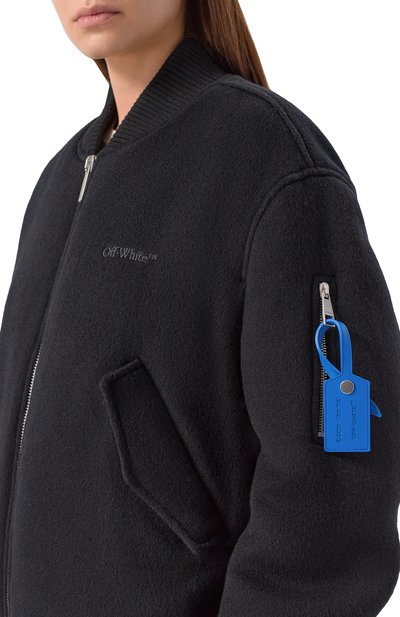 Кашемировый бомбер OFF-WHITE, арт. 0WEH031F25FAB001, фото 5