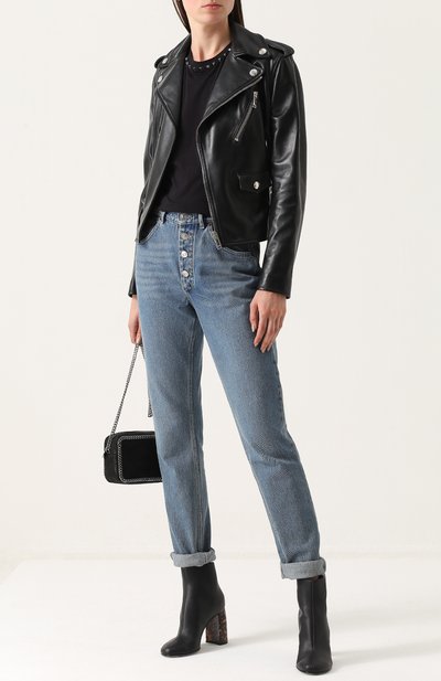 Футболка прямого кроя с шипами VALENTINO, арт. NB3MG03A/2QK, фото 2