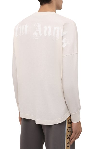 Хлопковый лонгслив PALM ANGELS, арт. PMAB001F21JER0030303, фото 4