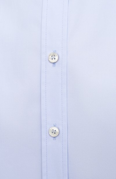 Хлопковая рубашка SAINT LAURENT голубого цвета по цене 66950 руб., арт. 648682/Y165R, фото 5 Хлопковая рубашка SAINT LAURENT, арт. 648682/Y165R, фото 5