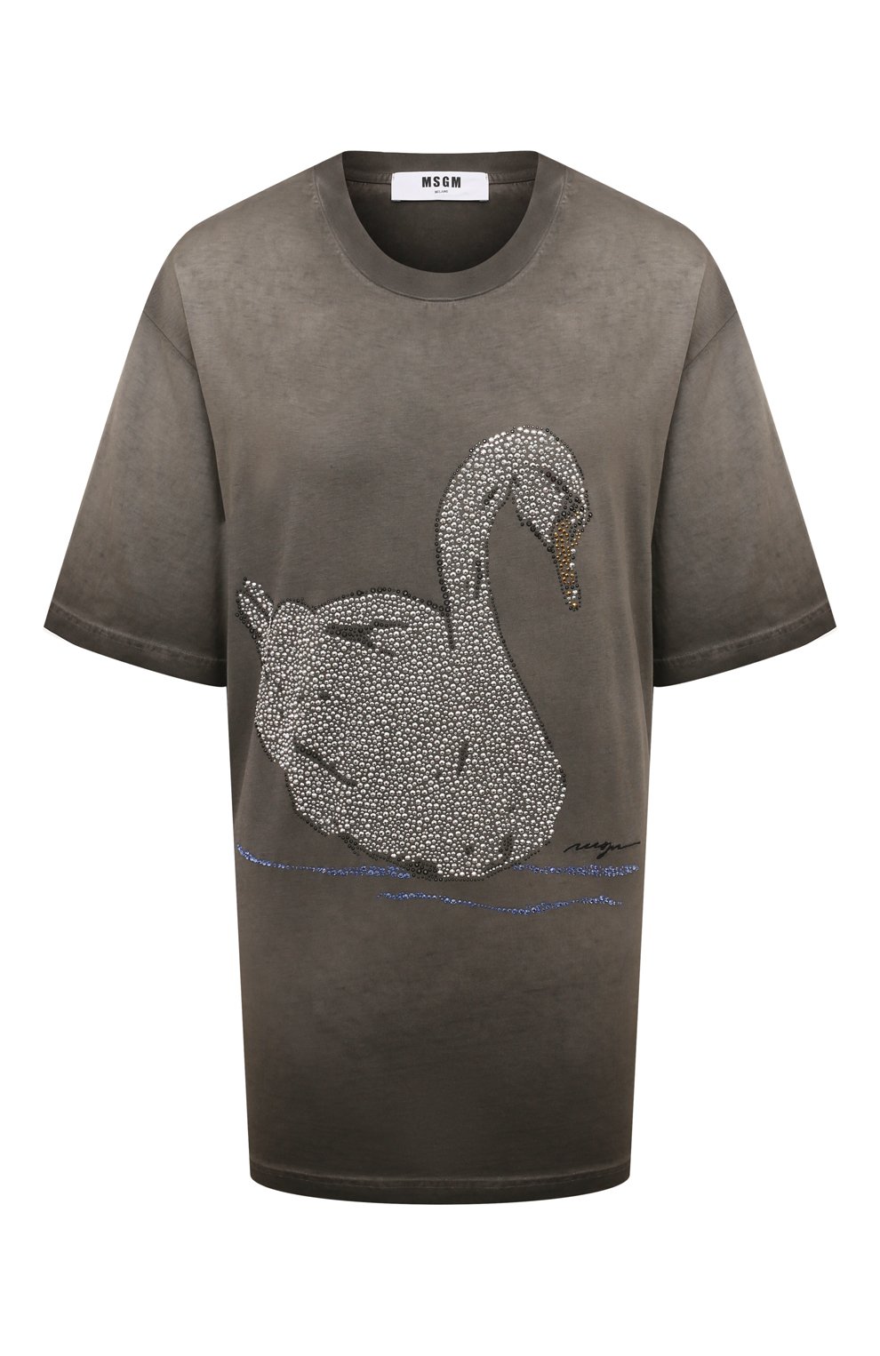Хлоп ковая футболка MSGM, арт. 3742MDM86/247586, фото 1