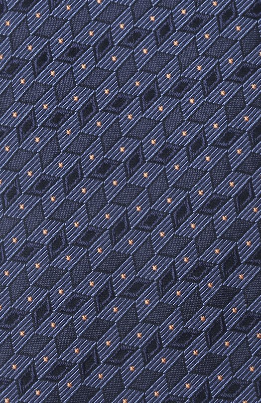 Шелковый галстук Zilli CRAV02M0600VNJQC0 Синий  CRAV02M0600VNJQC0 Фото 4