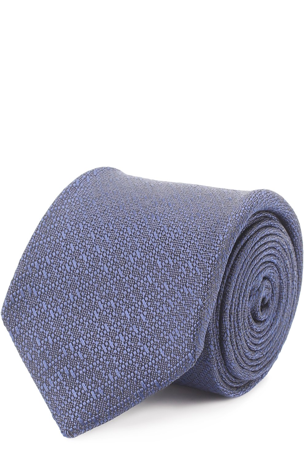 Шелковый галстук LANVIN темно-синего цвета по цене 15950 руб., арт. 2014/TIE, фото 1 Шелковый галстук LANVIN, арт. 2014/TIE, фото 1