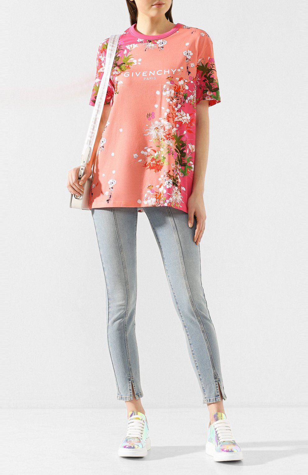 Хлопковая футболка GIVENCHY, арт. BW70753Z34, фото 2