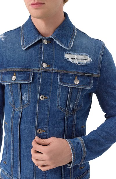 Джинсовая куртка DOLCE & GABBANA, арт. G9VZ8D/G8NL5, фото 5