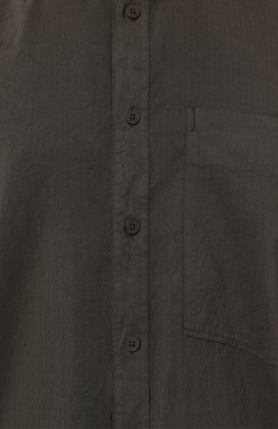 Рубашка из хлопка и льна TRANSIT темно-серого цвета по цене 49300 руб., арт. CFUTRWJ193, фото 5 Рубашка из хлопка и льна TRANSIT, арт. CFUTRWJ193, фото 5