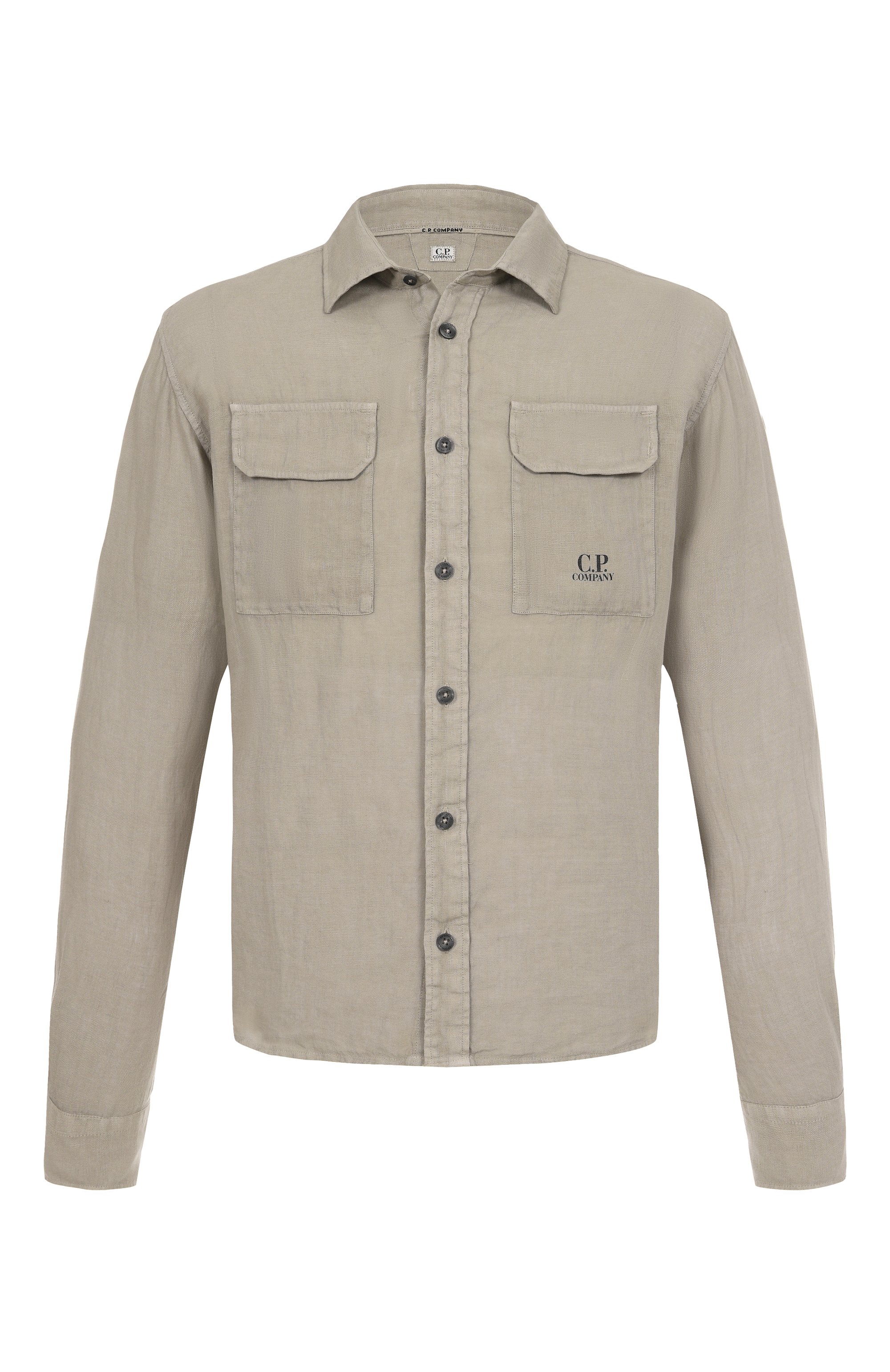 Льняная рубашка C.P. COMPANY, арт. 18CMSH250A005415G, фото 1