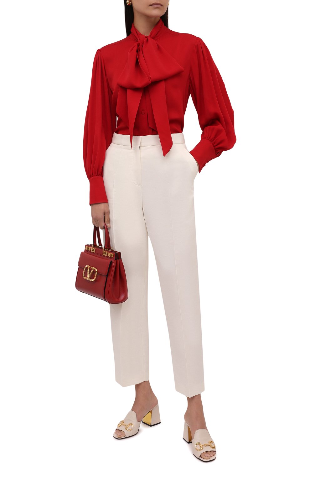 Шелковая блузка GUCCI, арт. 652112/ZHS18, фото 2