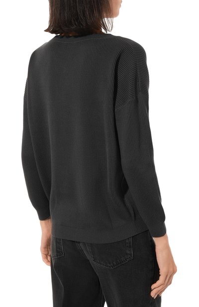 Хлопковый пуловер BRUNELLO CUCINELLI, арт. M1919BP178, фото 4