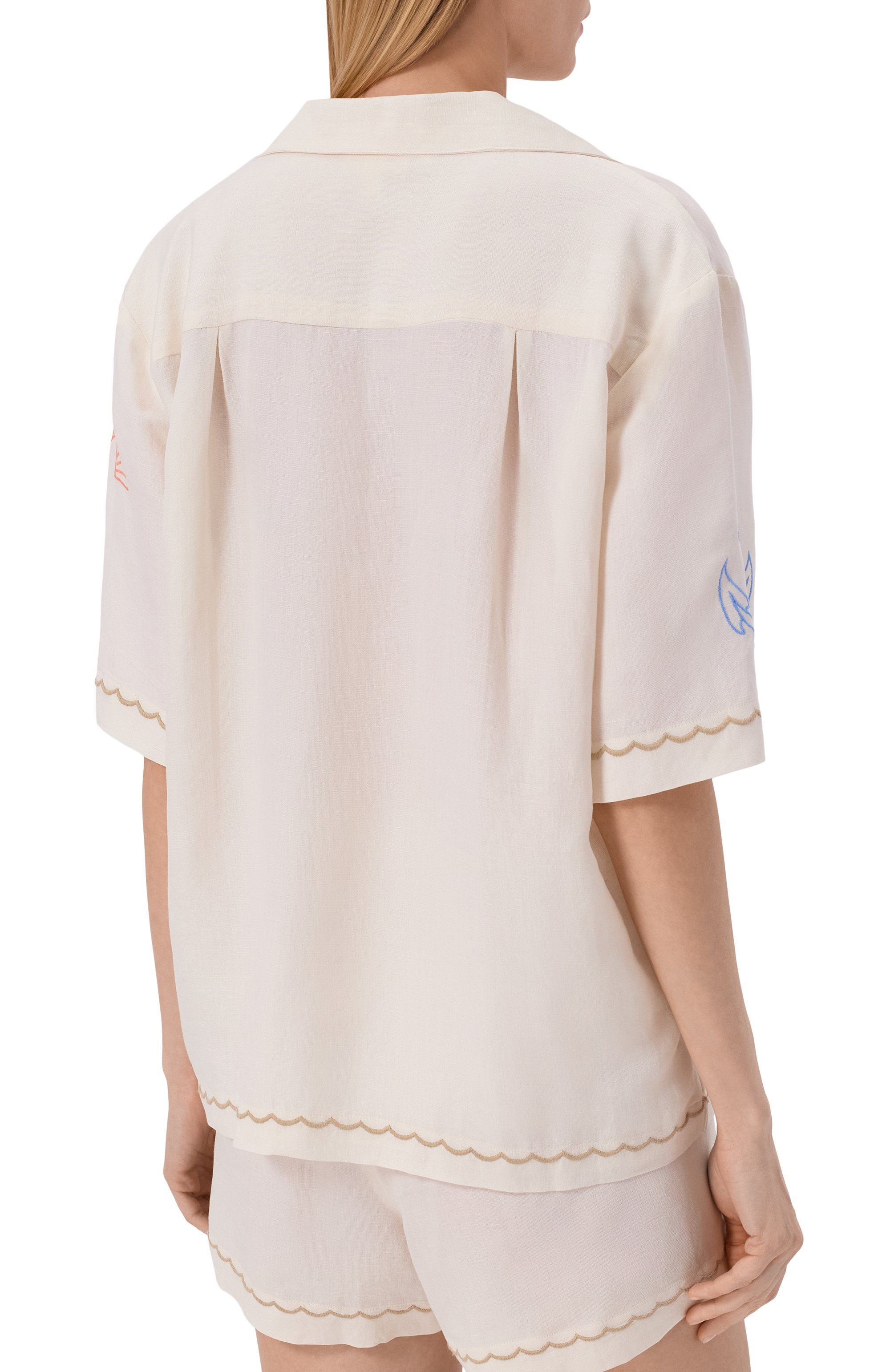 Рубашка из вискозы и льна SEA LEVEL, арт. SL9153SK, фото 4